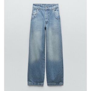 NWT Zara High Rise Blue Jeans